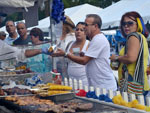 Picadas, Arepas and typical Colombian food offered at the event