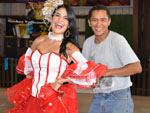 Quillama Folkloric Group dancer with Fernando Leyva